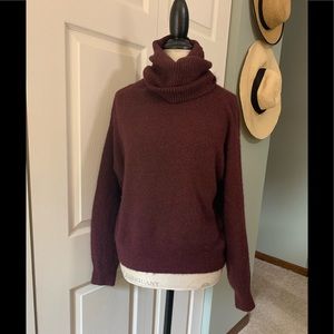 Maroon Turtleneck Sweater